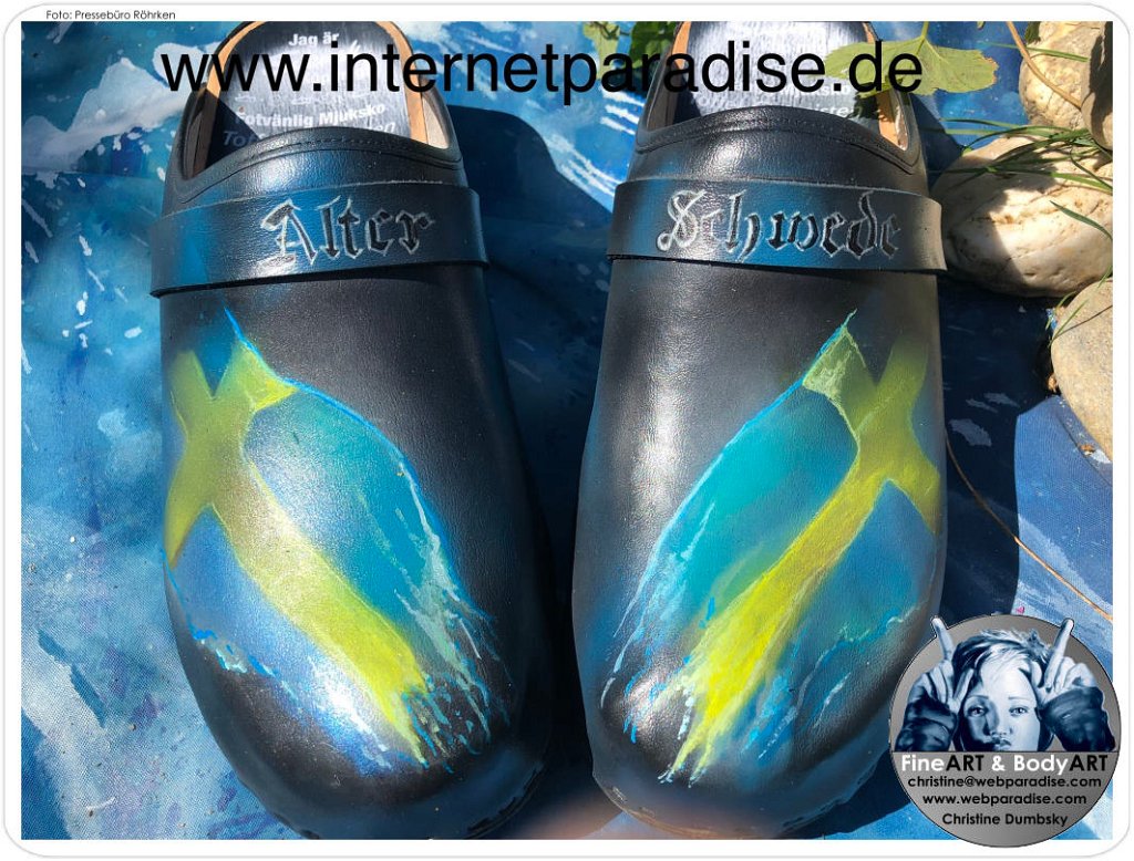 handbemalte clocks clocs airbrushbemalung airbrush shoes shoe handpainted christine dumbsky_8508
